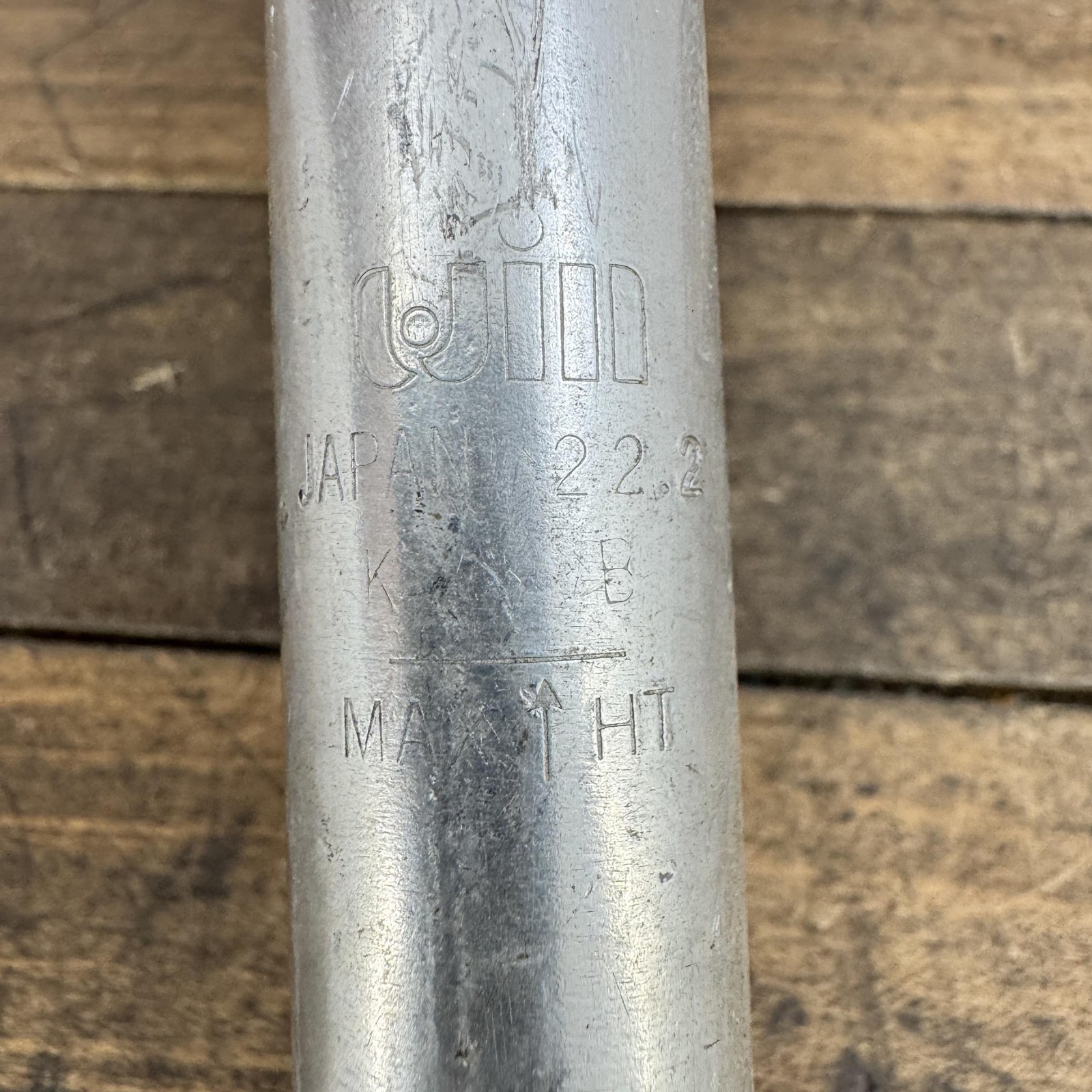 Vintage Miyata Quill Stem 60mm 25.4 Clamp 22.2 Japan Silver M Logo Alloy 80s