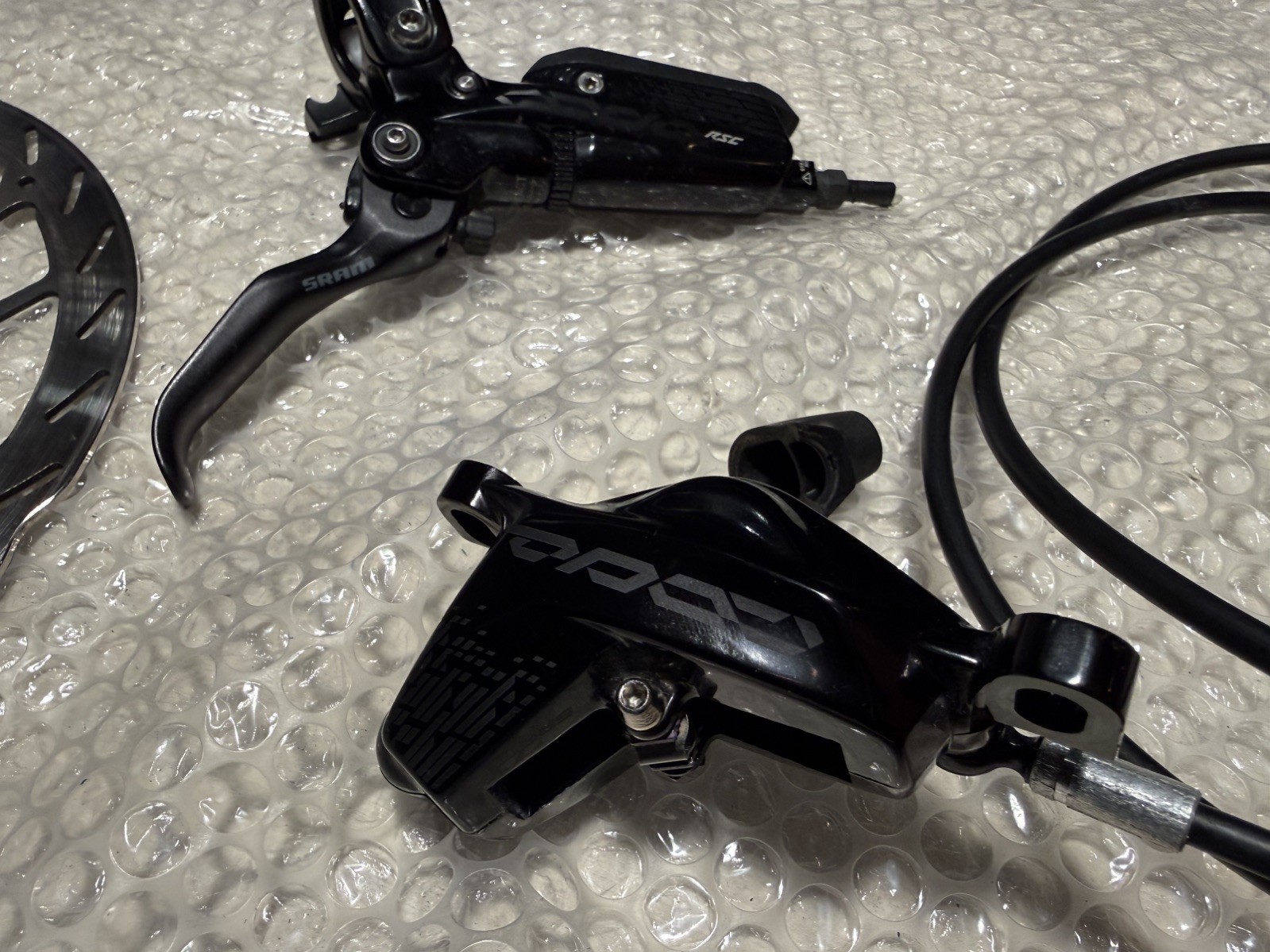 SRAM Code RSC Right Rear Brake & HS2 200mm Rotor, 1525mm usable Hose