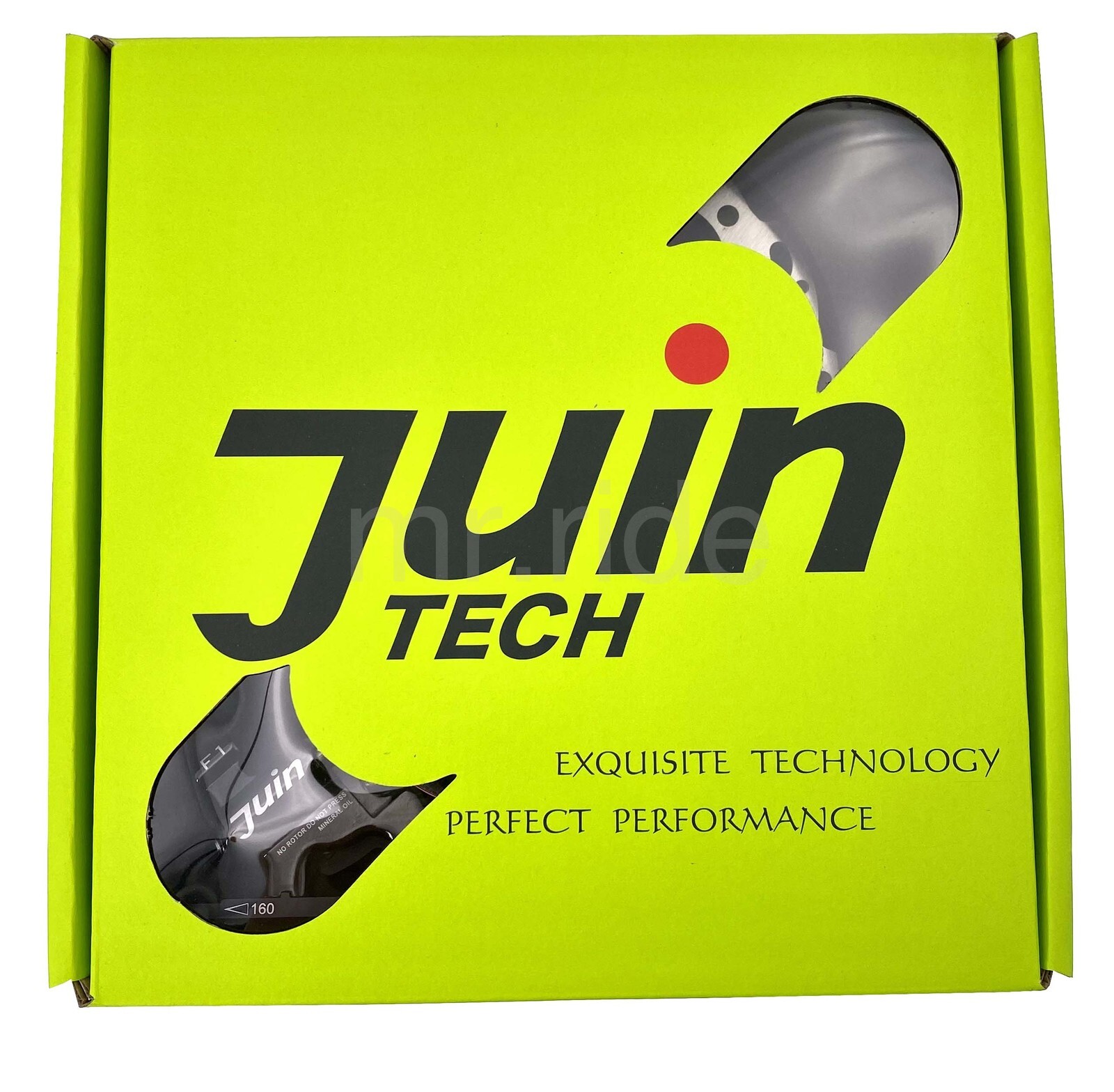 JUIN Tech F1 Hydraulic Flat mount Road/CX Bike Disc Brake set W/160 rotors Black