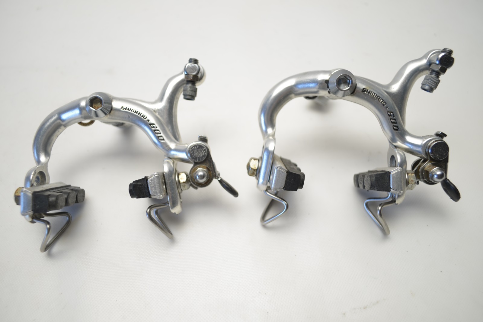 SHIMANO 600EX ARABESQUE BR-6200 CS-57 BICYCLE QR SIDEPULL BRAKE SET 52 MM CENTER