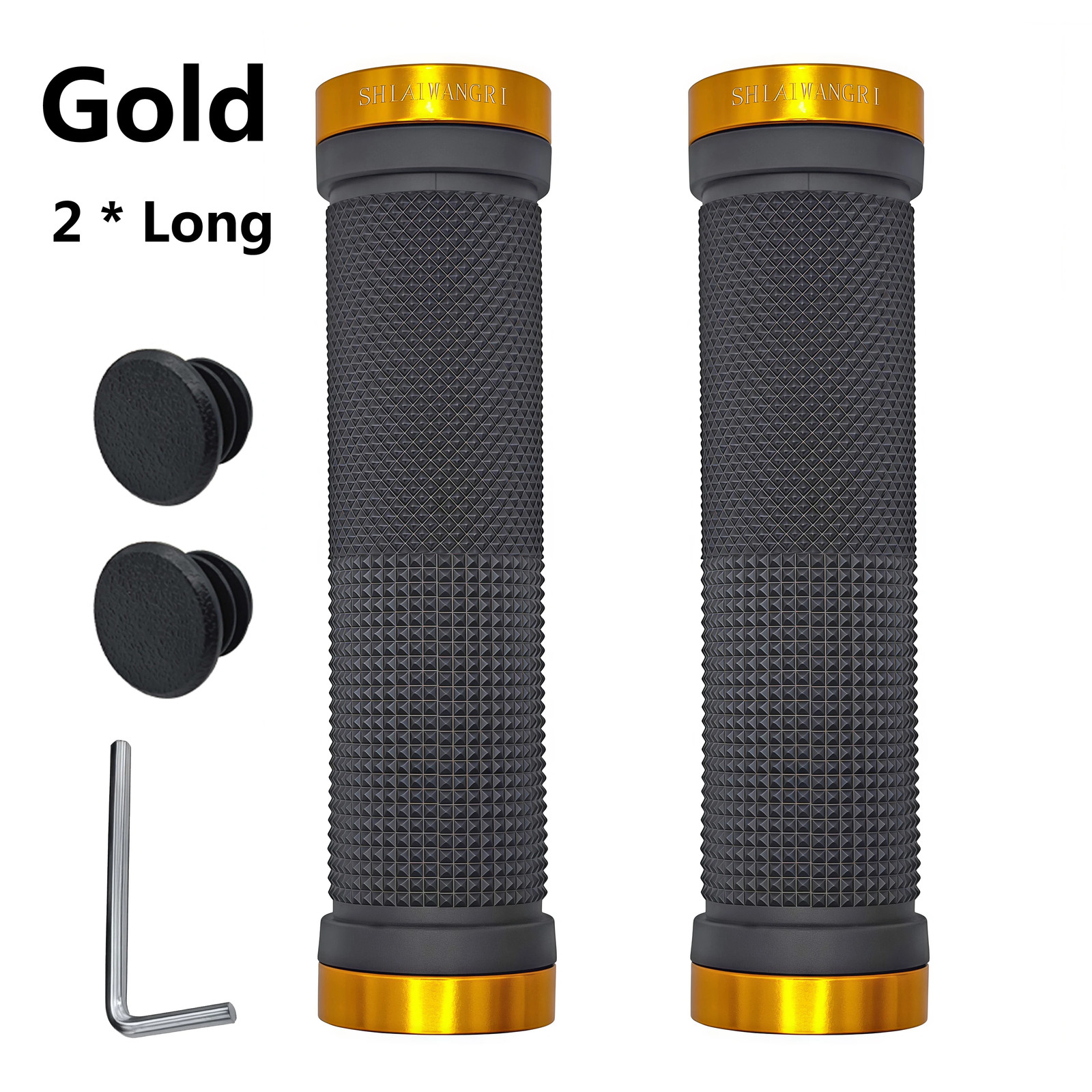 MTB Ergonomic Bike Handlebar Grips Rubber Anti-Slip Long Short Bicycle Covers