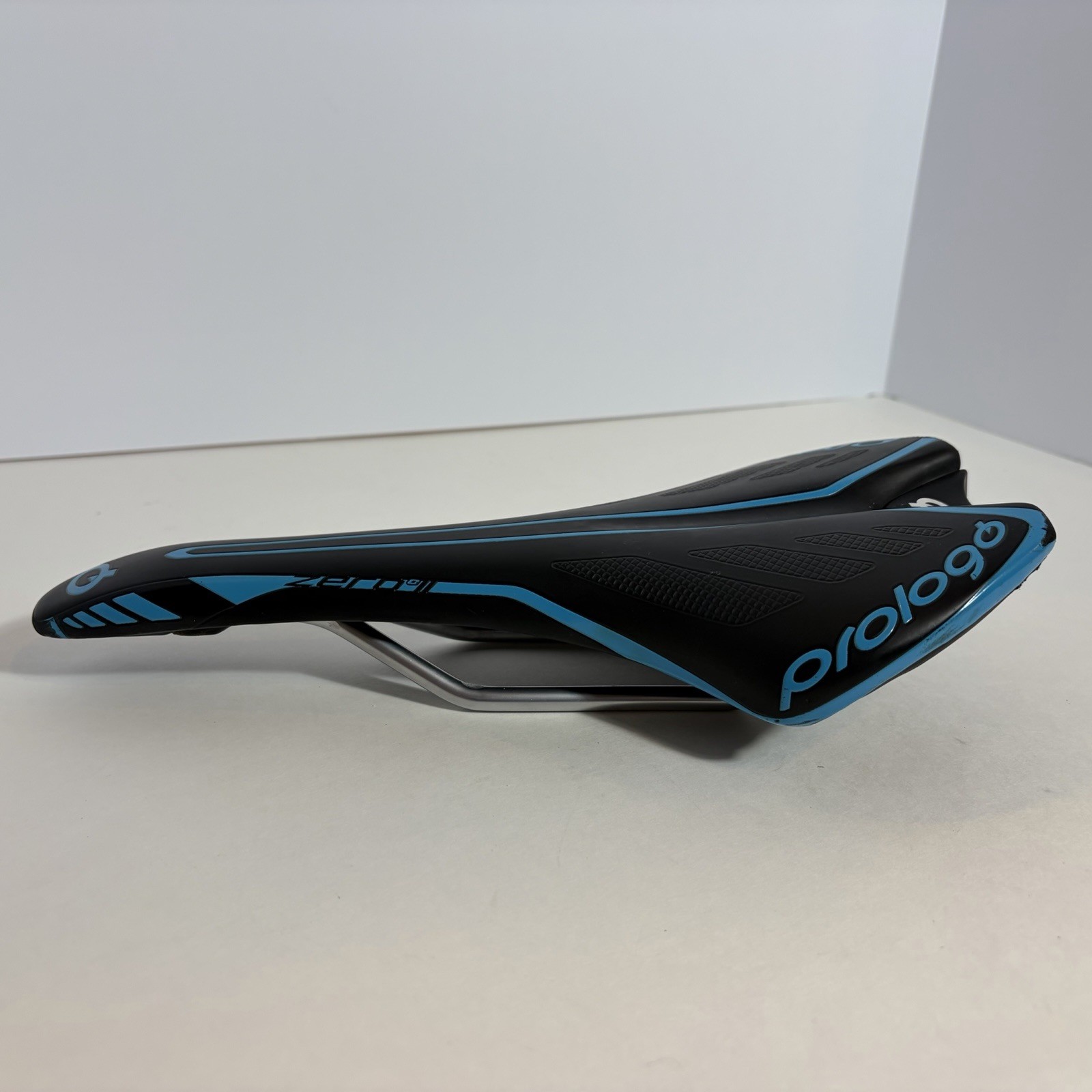 Prologo Zero II Pro STN Road Bike Saddle Seat Black Blue 275x134mm