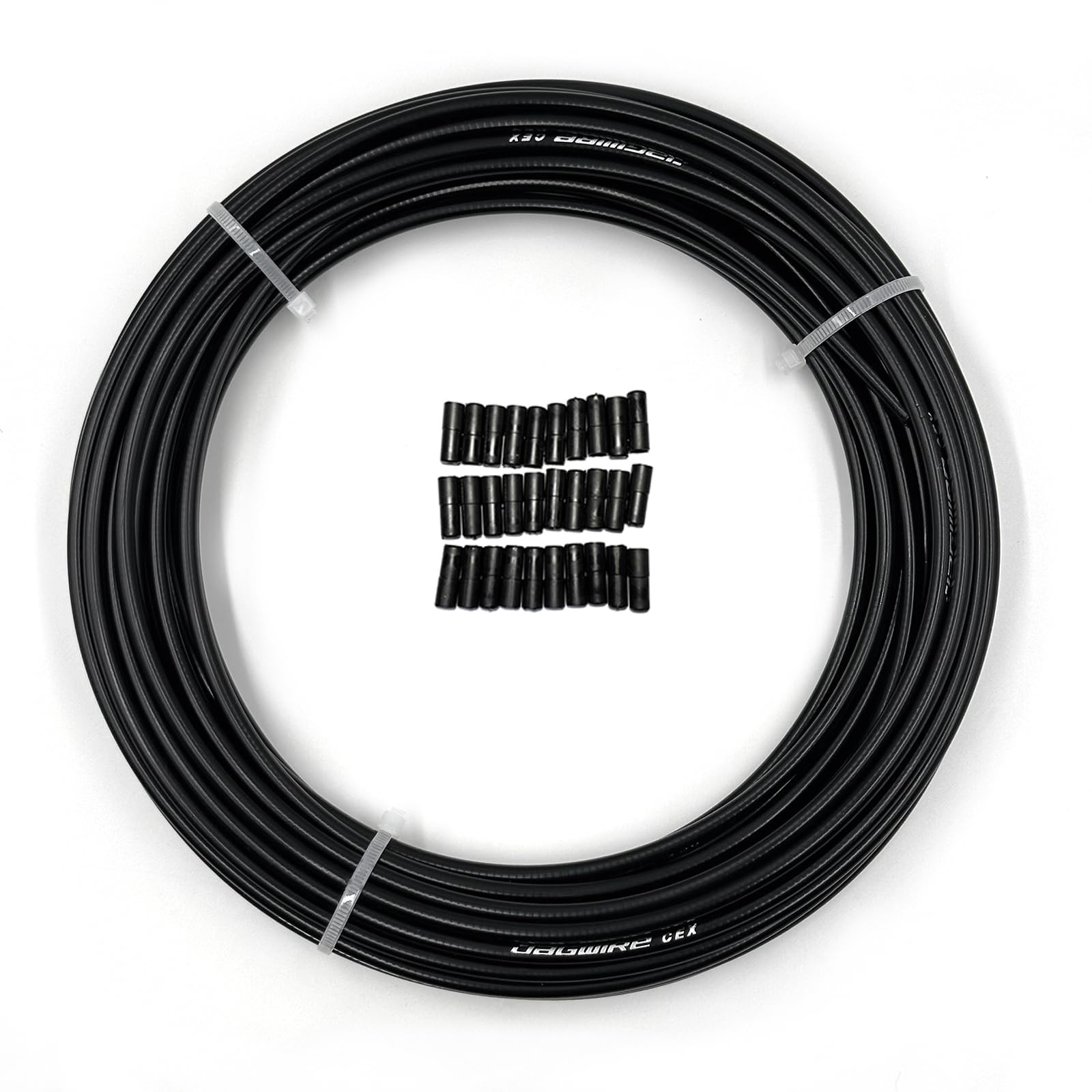 Jagwire Lined Bicycle Brake Cable Housing, 5mm x 50ft, Including 30 PCS Cable…
