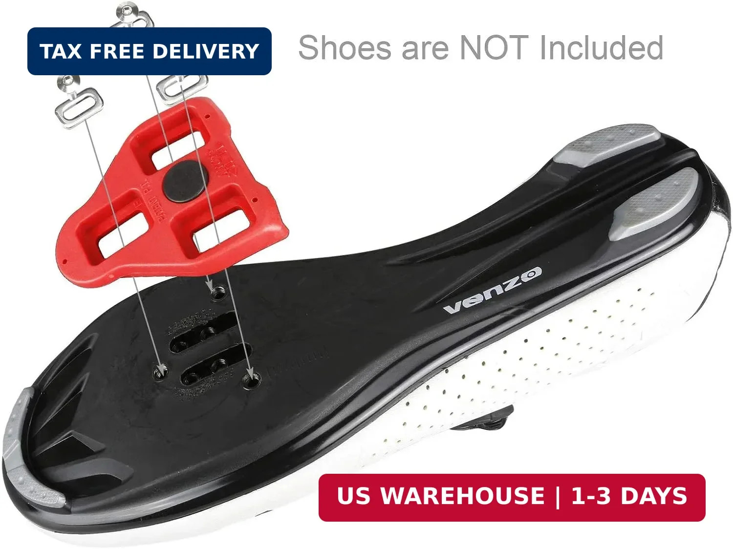 CyclingDeal Bike Cleats Compatible with Peloton & Look Delta – Indoor Cycling &