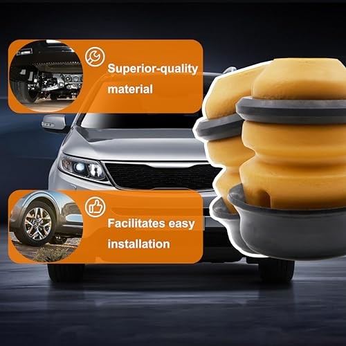 2PCS Rear Shock Absorber Bump Stop Buffer Compatible with Kia Sorento 2012
