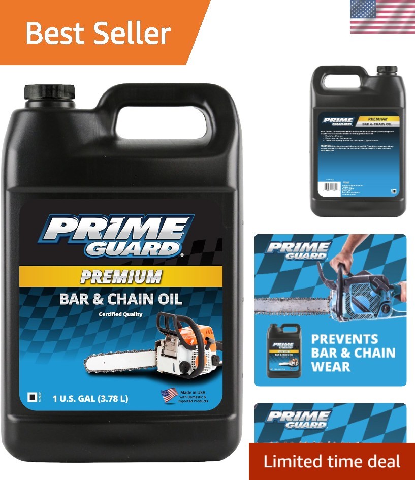 1 Gallon Bar & Chain Oil for Chainsaws – Optimal Performance Under Any Condition