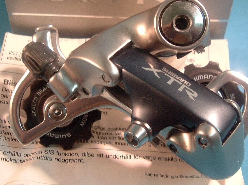 Shimano 1st XTR RD-M900 Rear MTB Derailleur -NEW/NOS 3×7/8-Spd- 32T- Rare-Mint