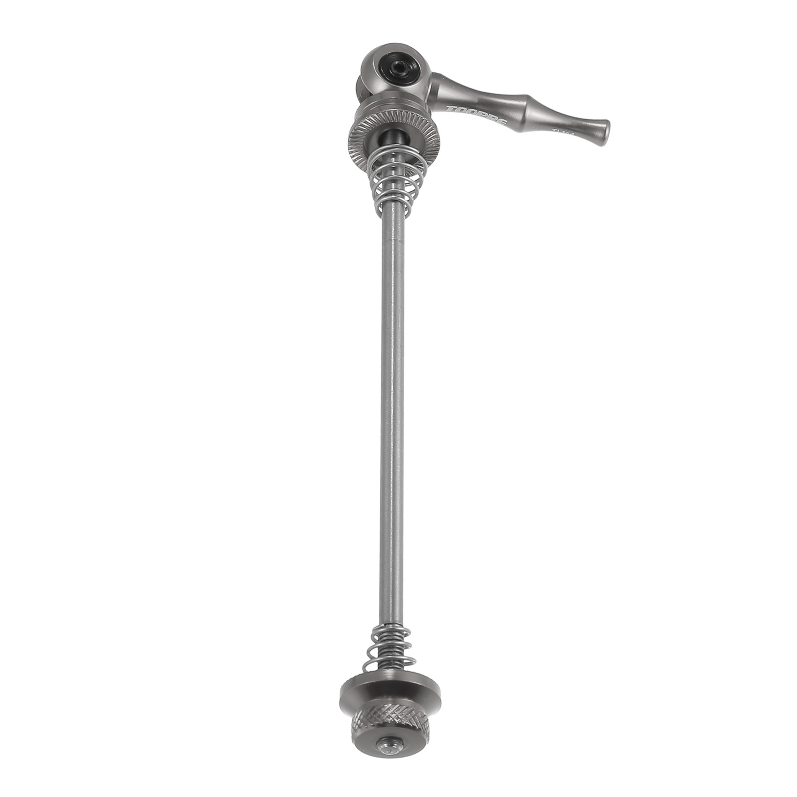 Pair Front Rear Quick Release Axles Skewer for Bike 140mm 180mm Titanium Tone