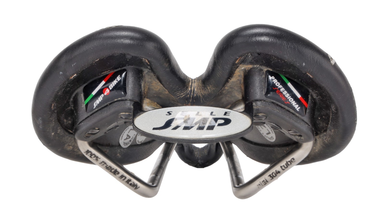 Selle SMP Dynamic Road Bike Saddle 138mm BLACK 7 x 7mm AISI Steel Cutaway Italy