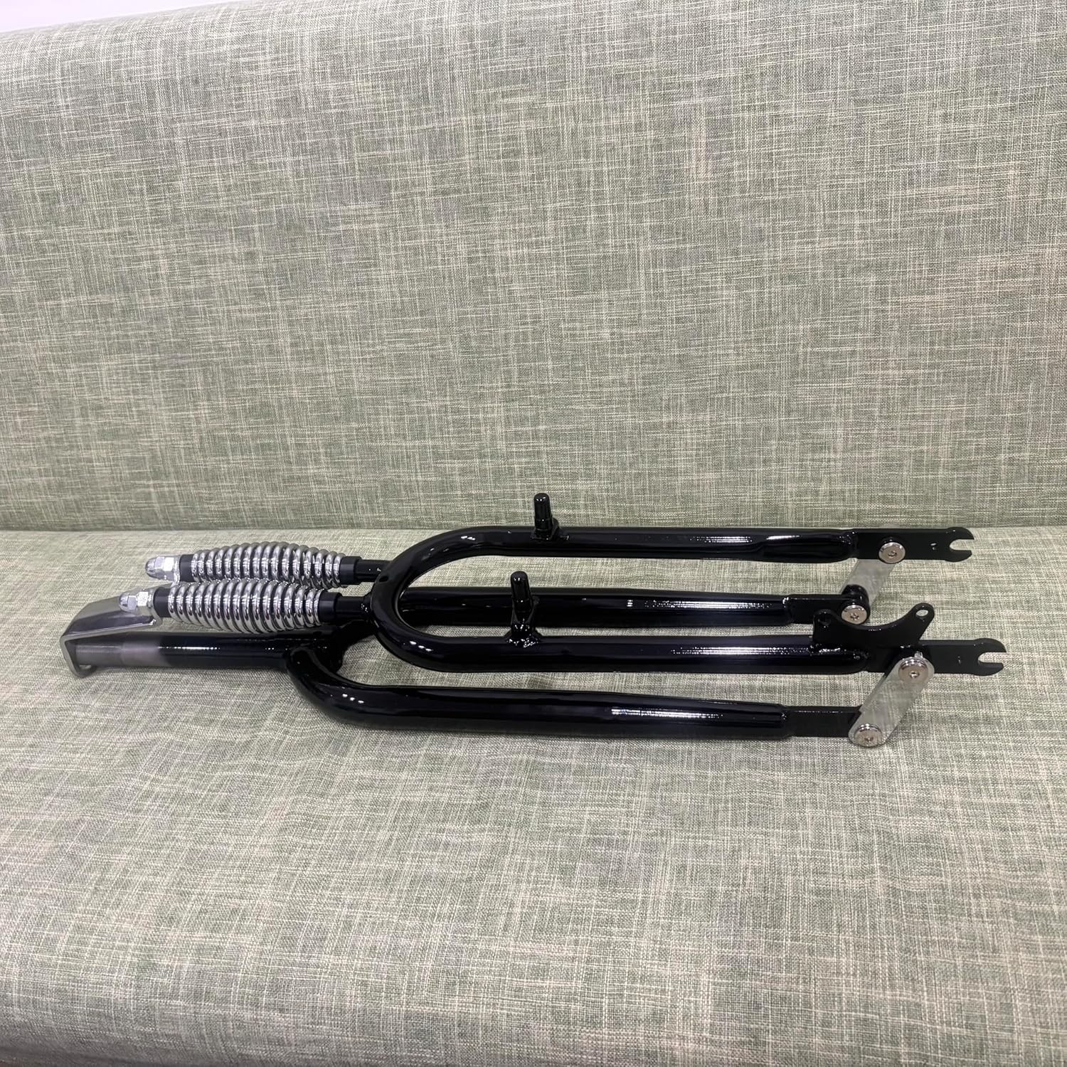 CDHPOWER 1 inch Threaded Bicycle Fork 26″ Dual Springer Bike Fork &Headset Combo