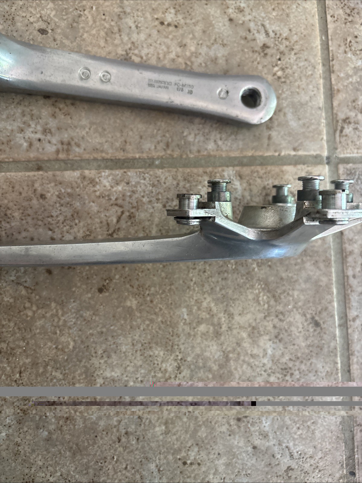 Shimano Deore FC—MT60 175mm Crank Arms 110bcd Triple Vintage Square Taper