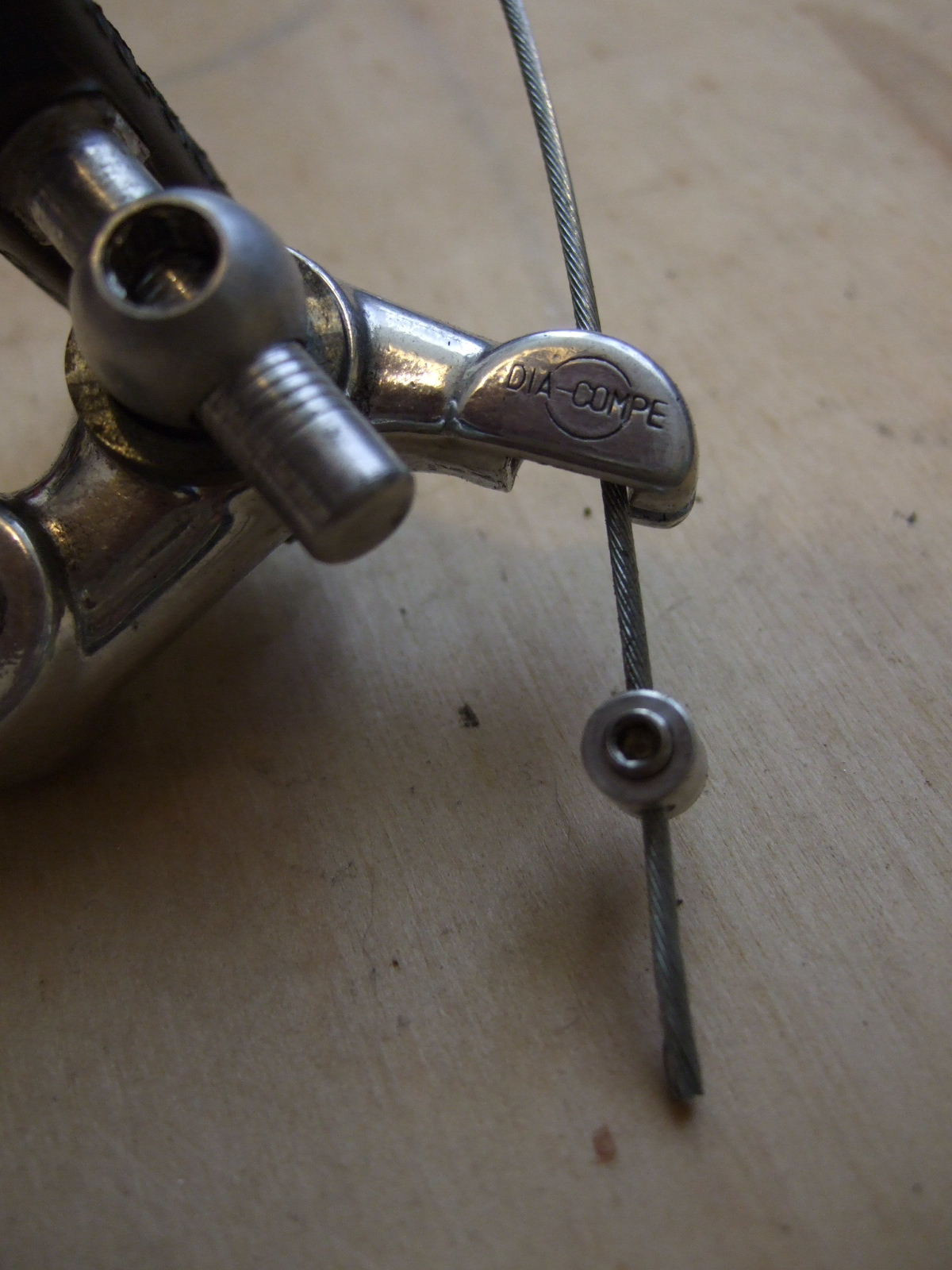 TWO brake straddle cable end clamp vintage Avid Grafton Knarp CNC Cantilever VRC