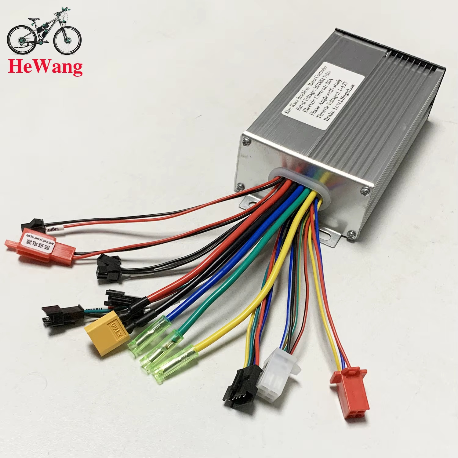 1000W 1500W E-Bicycle Controller 36V 48V 52V 64V MAX30A 3-mode sine wave control
