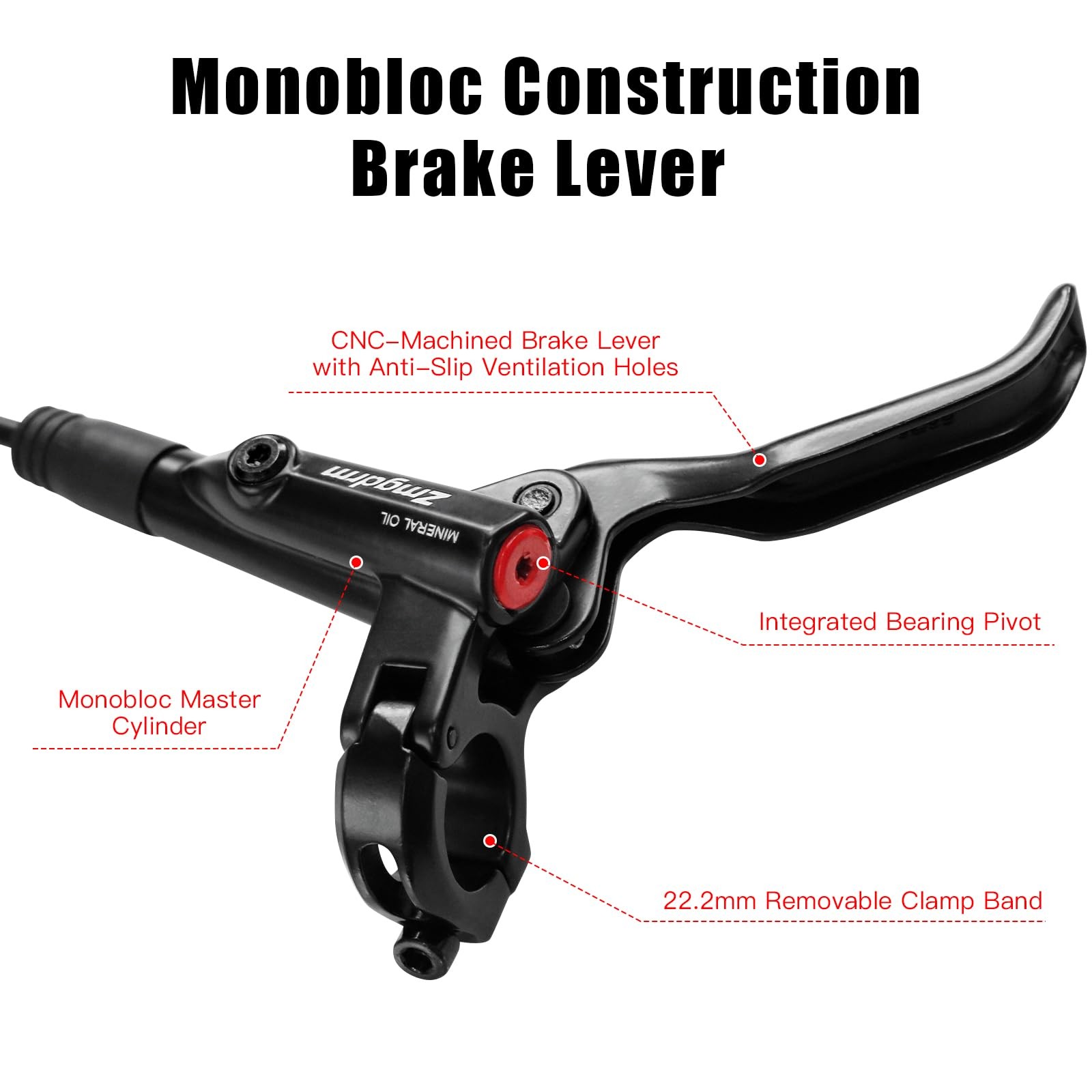 ZTZ Left Rear 850mm 1600mm Bike Brakes