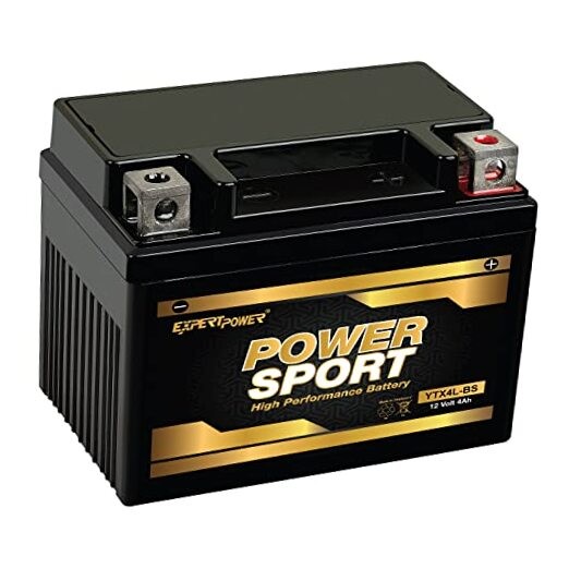 AGM 12V 4Ah Motorcycle Battery for 50cc SA50 Elite LX YTX4L-BS