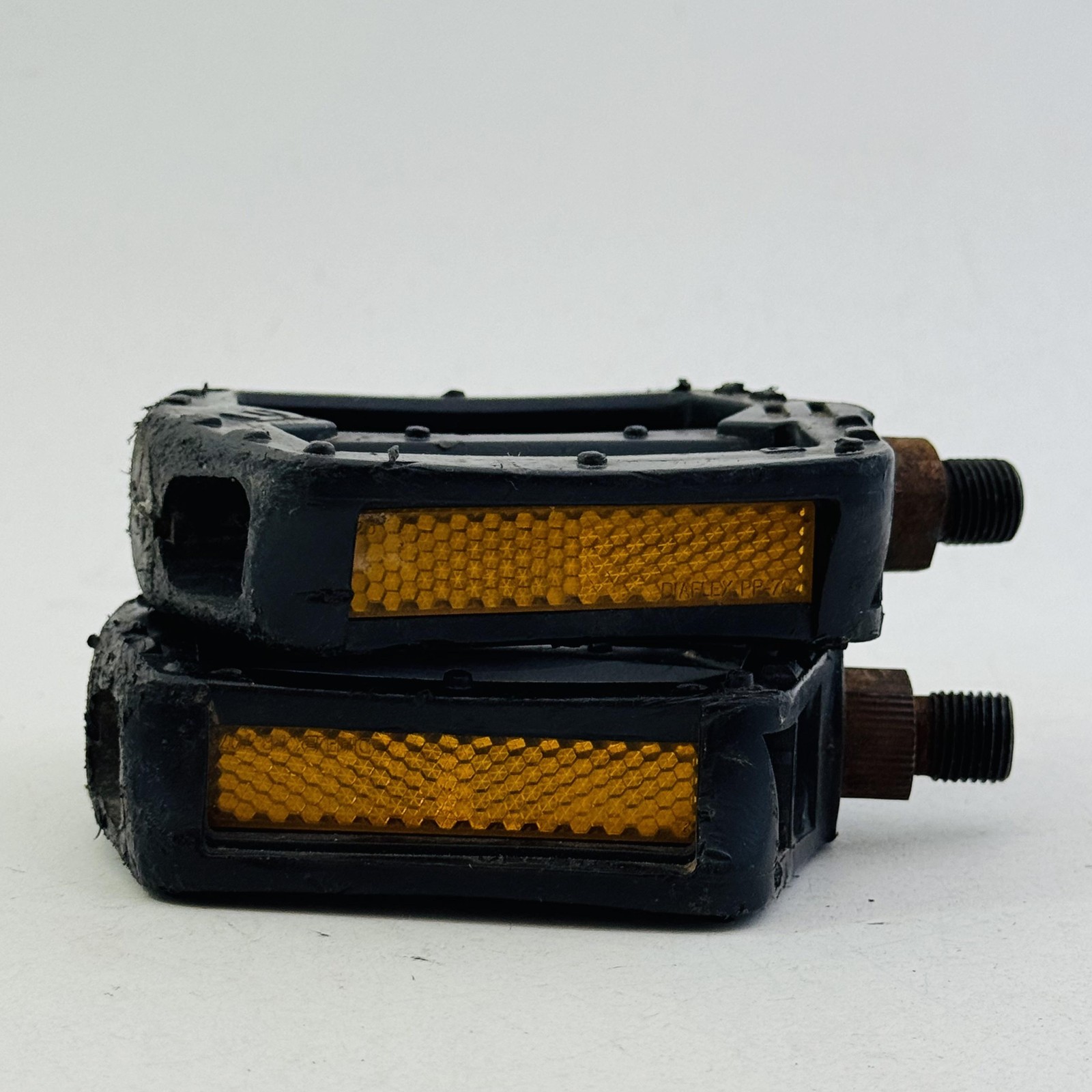 Vintage GT VP-912 Platform Bike Pedals Pair Black 1/2in BMX Bike Plastic A50