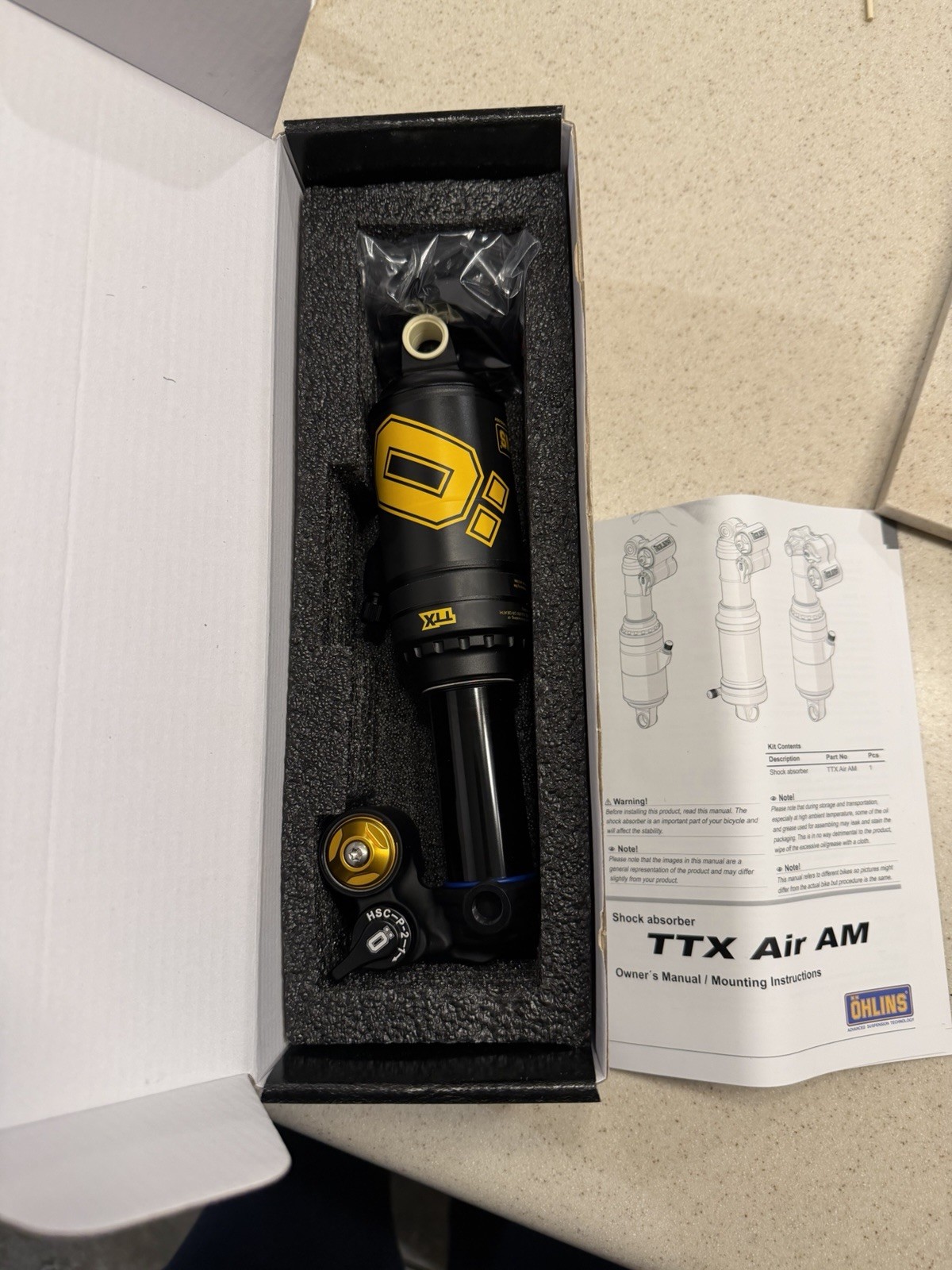 Onlins TTX Air Rear Shock Trunnion 205×65 | New/Inbox MTBM1969