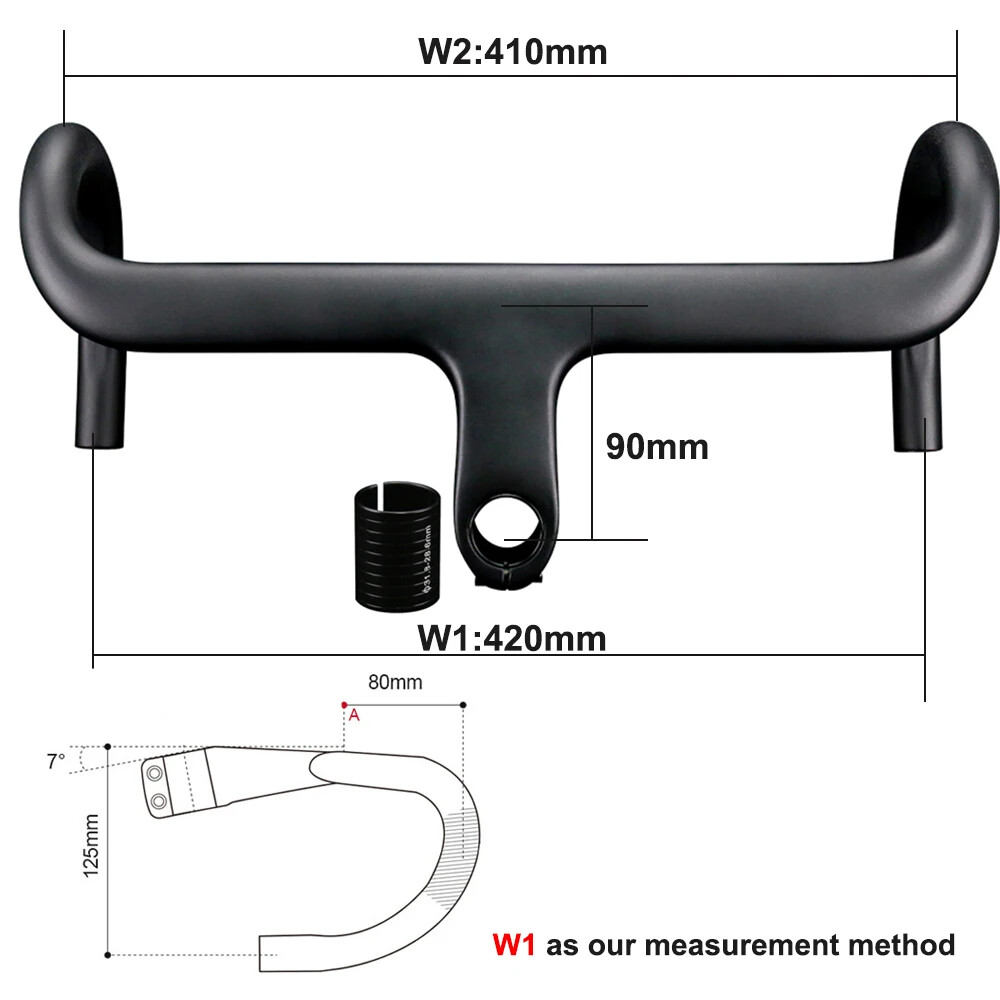 Carbon Road Bike Integrated Handlebar Racing Bike Drop Bar Bicycle Accessories