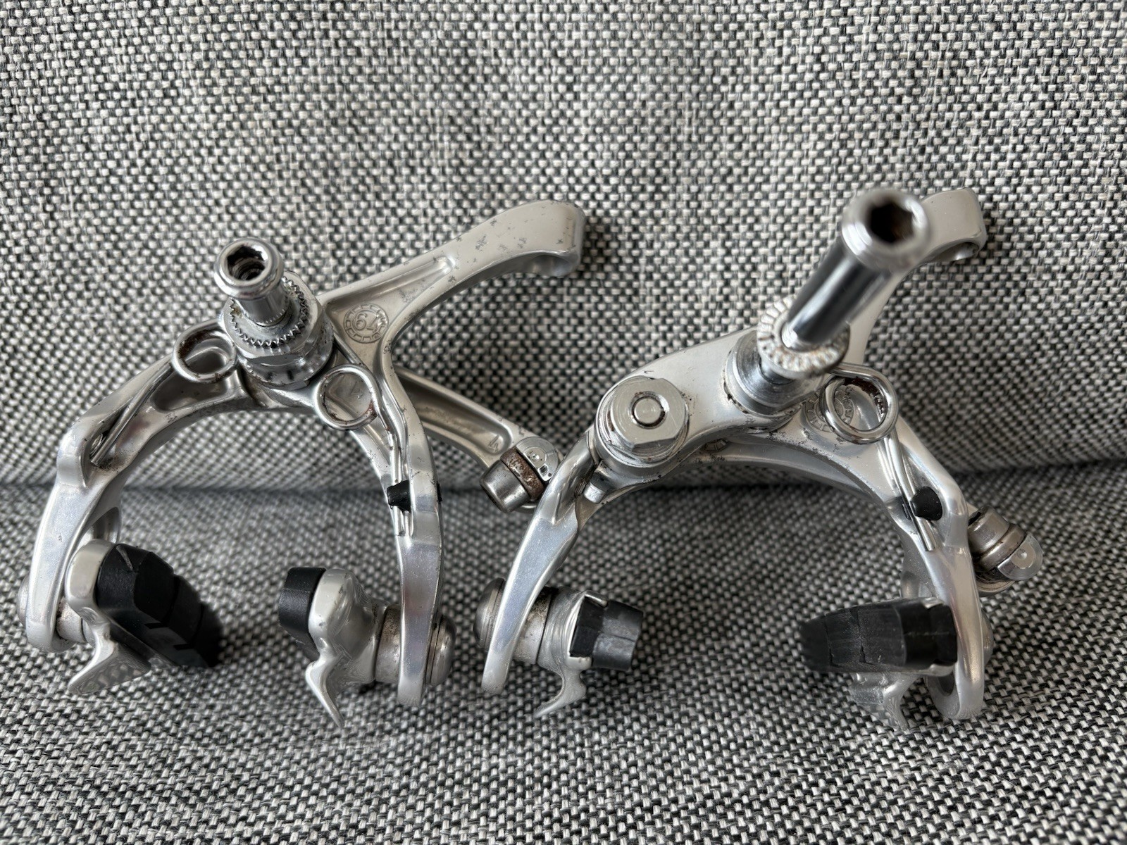 Campagnolo Chorus Differential Rim Brake Calipers Front+Rear Pair Silver As Is