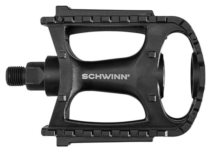 Basic Composite Bike Pedals, Black, Set of 2, Lightweight, with One Size