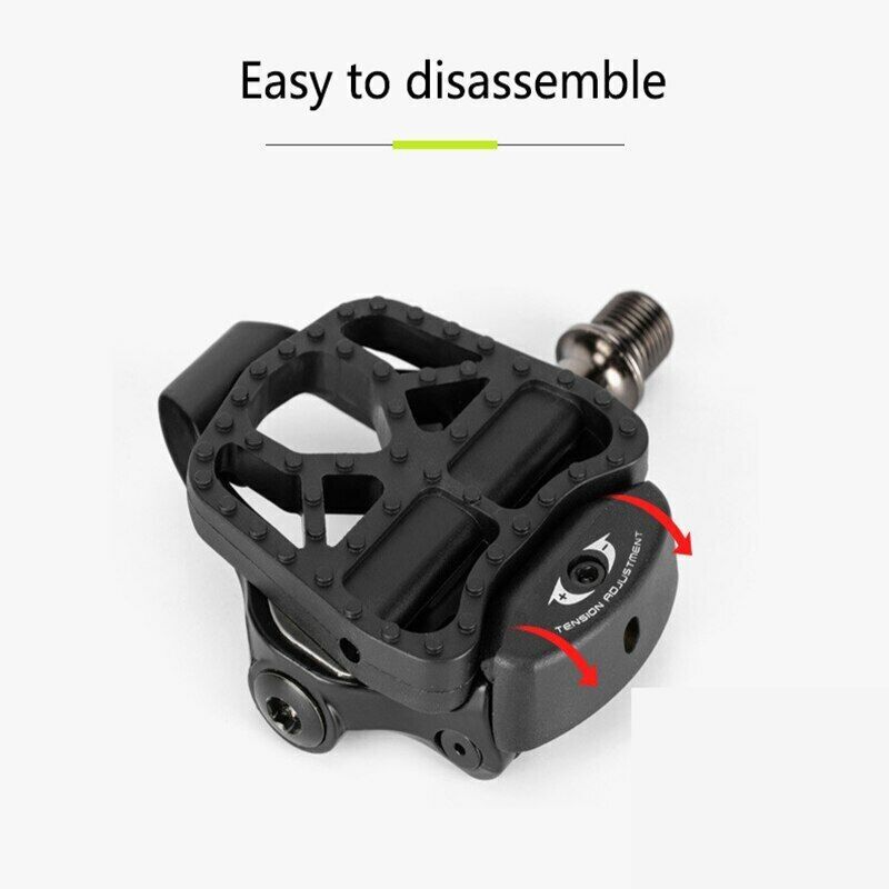 Promend Road Bike Clipless Pedals Platform Adapter for Shimano SPD KEO Look