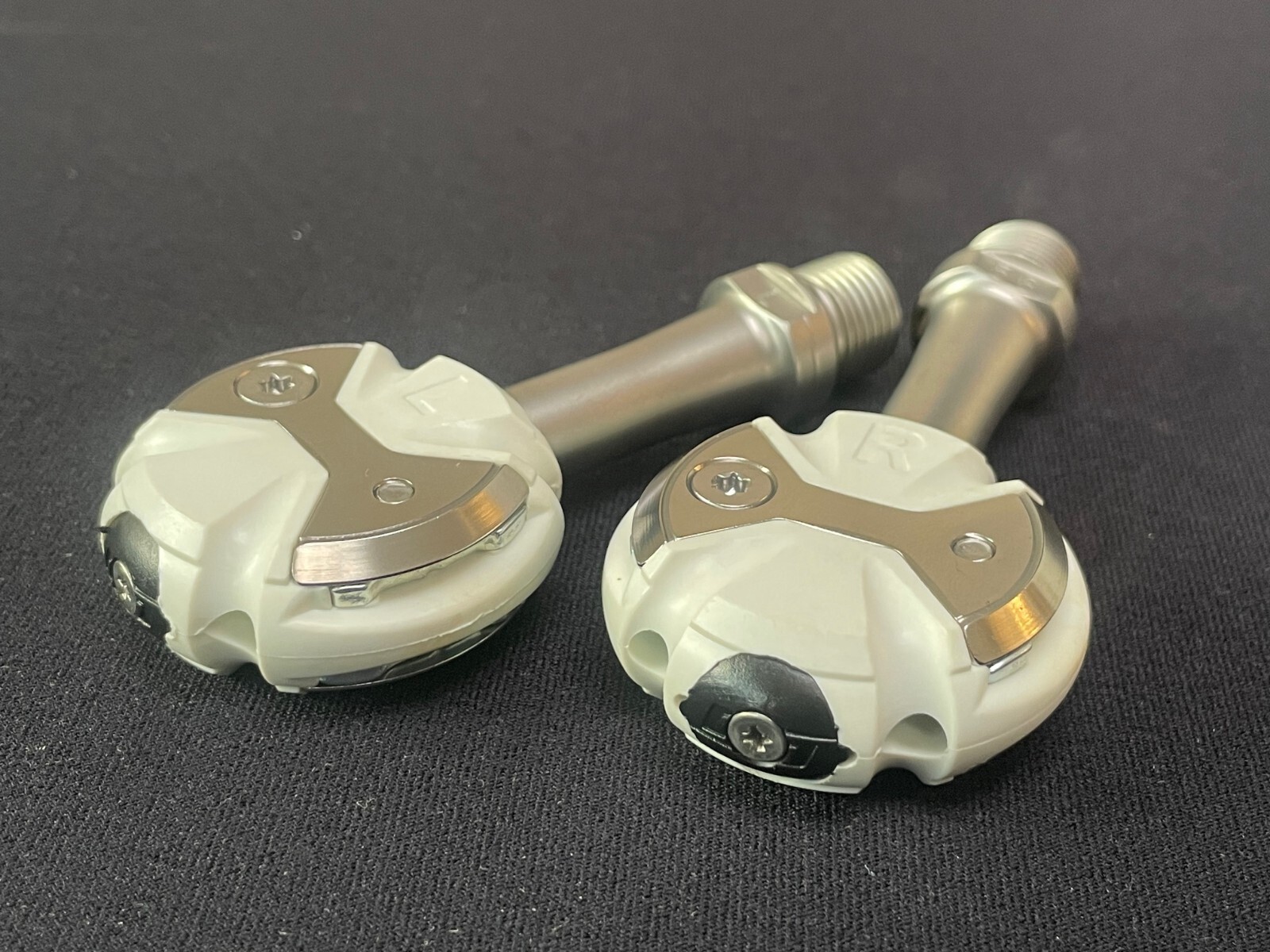 Speedplay Zero S/S pedals, white, 56, NEW, and various parts, NEW