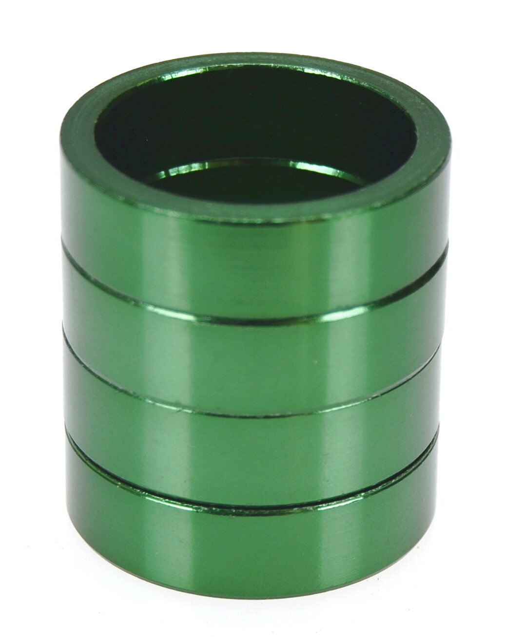 Bicycle BMX or MTB headset spacers for 1 1/8″ threadless (SET of 4) 10mm – GREEN