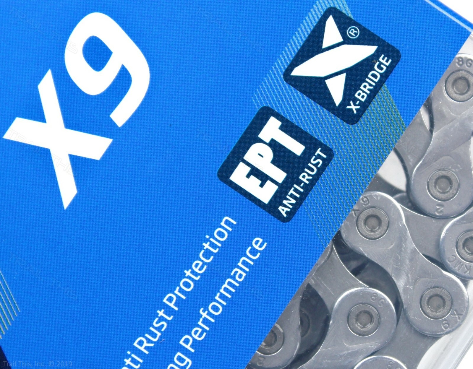 KMC X9 EPT Eco ProTeq 9-Speed Anti-Rust Proof Winter Bike Chain fit SRAM Shimano