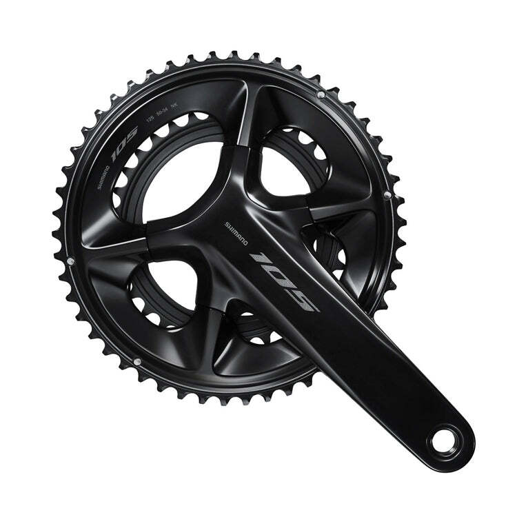 Shimano 105 FC-R7100 Hollowtech II Crankset 2×12-Speed Black New