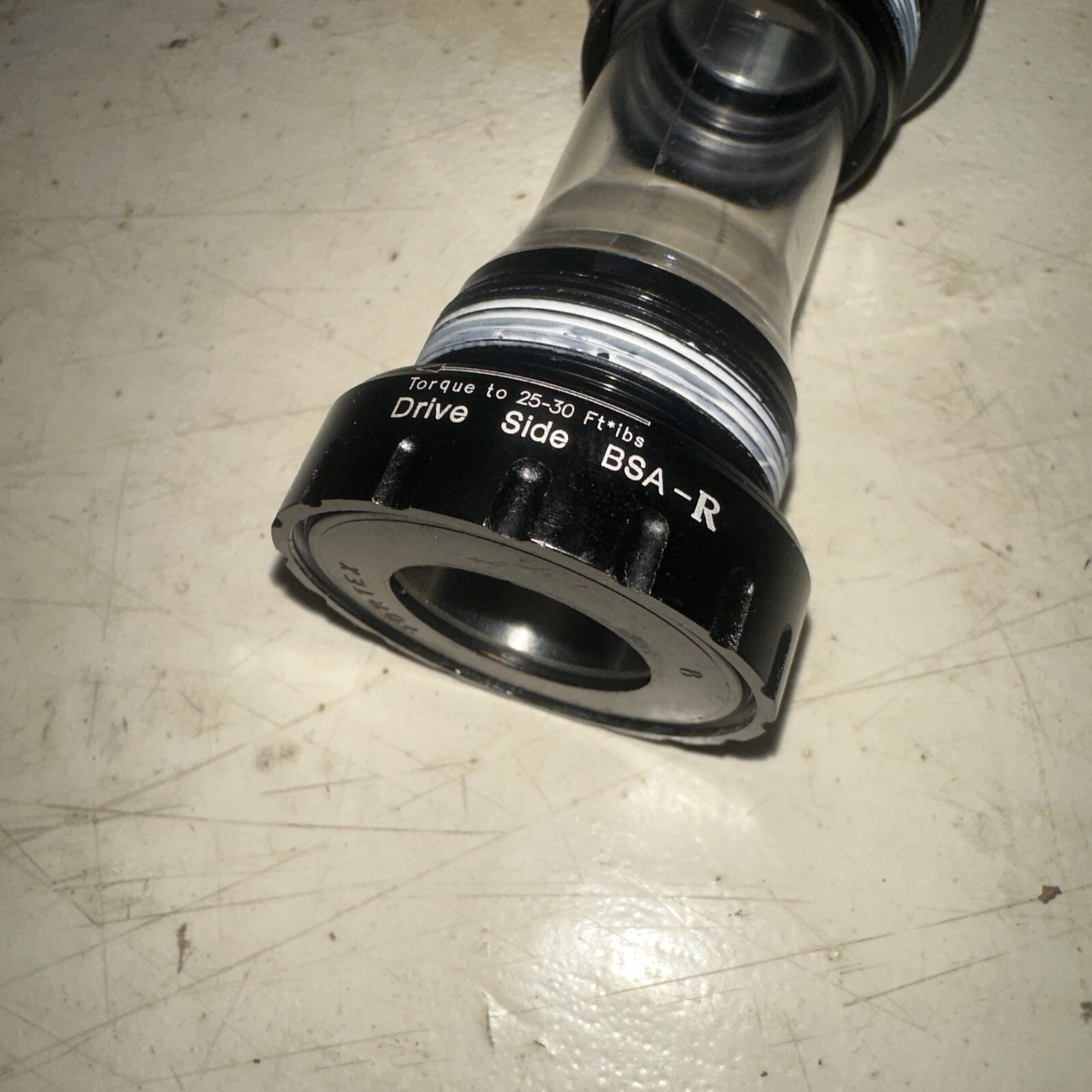 Bottom Bracket Black BSA English 1.37” x 24 TPI 68 mm GXP SRAM style 22/24mm