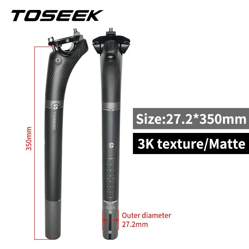 Carbon Seatpost Mtb Offset 20mm Retractable Seat Tube 27.2/30.8/31.6mm Seat Post