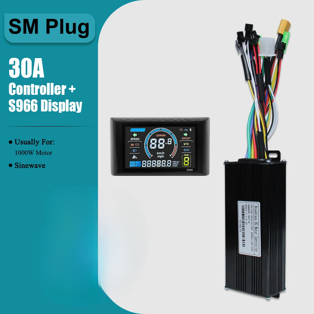 E-bike Three-Mode Sine Wave 36V 48V 17A 26A 30A 40A Controller with LCD Display