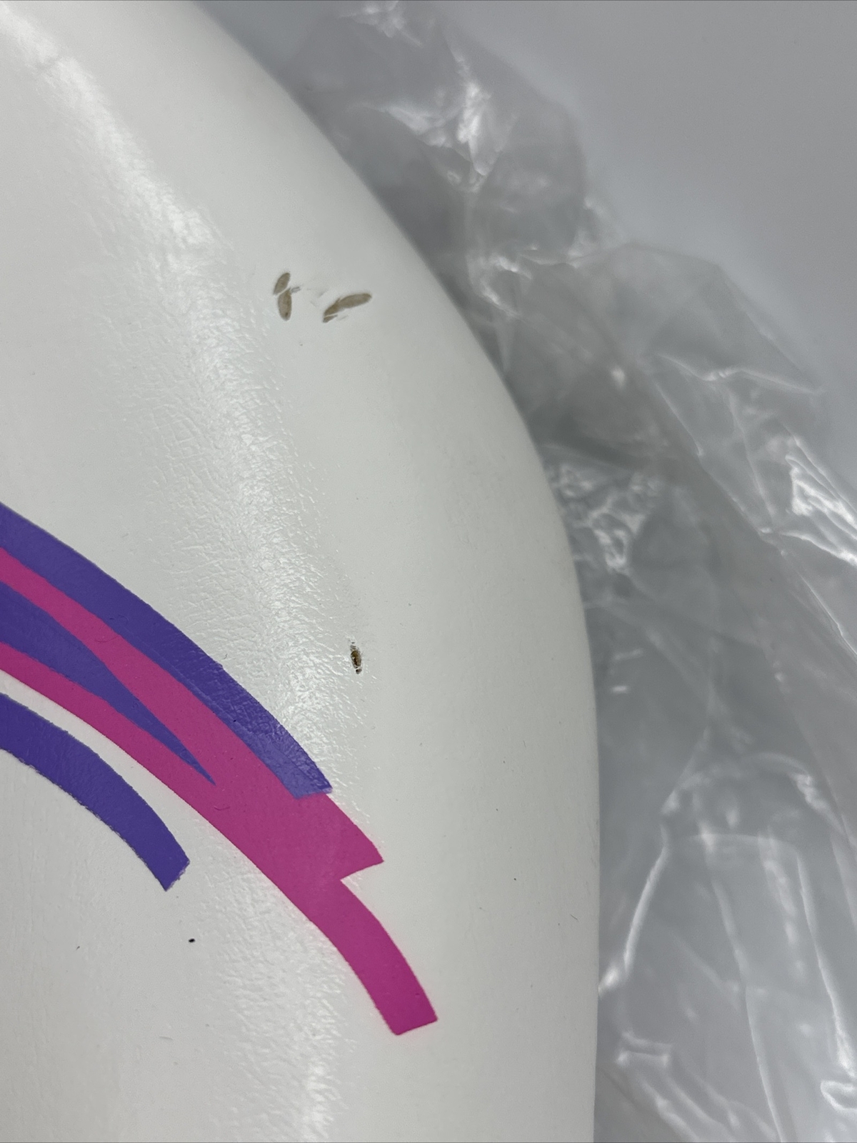 Vintage Old School White NOS Permaco Pink Purple Metal Kids Bike *READ!