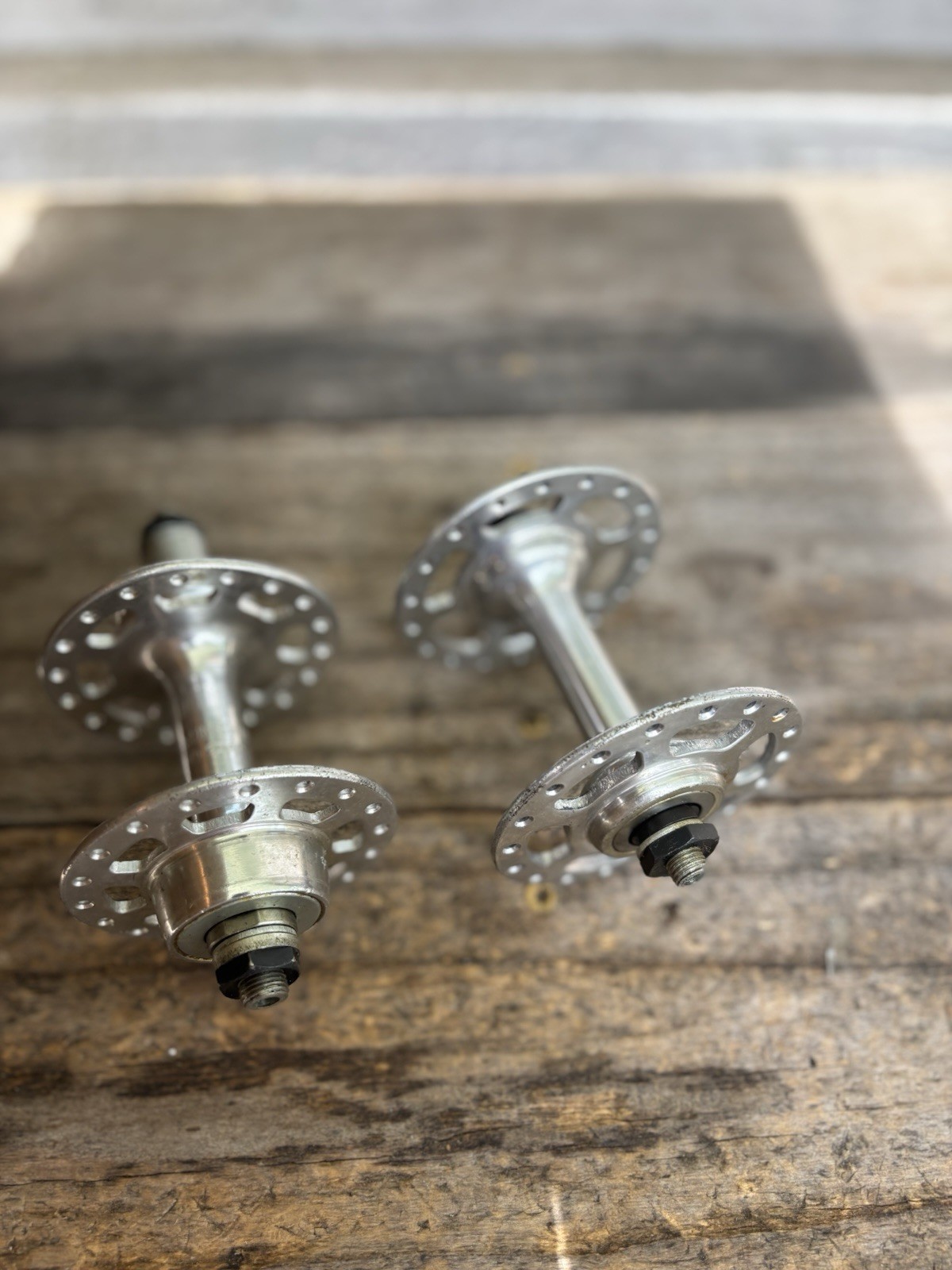 NOS SUNSHINE 36 Hole Road Bike Hubs, Front And Rear 100/126mm – Old School QR