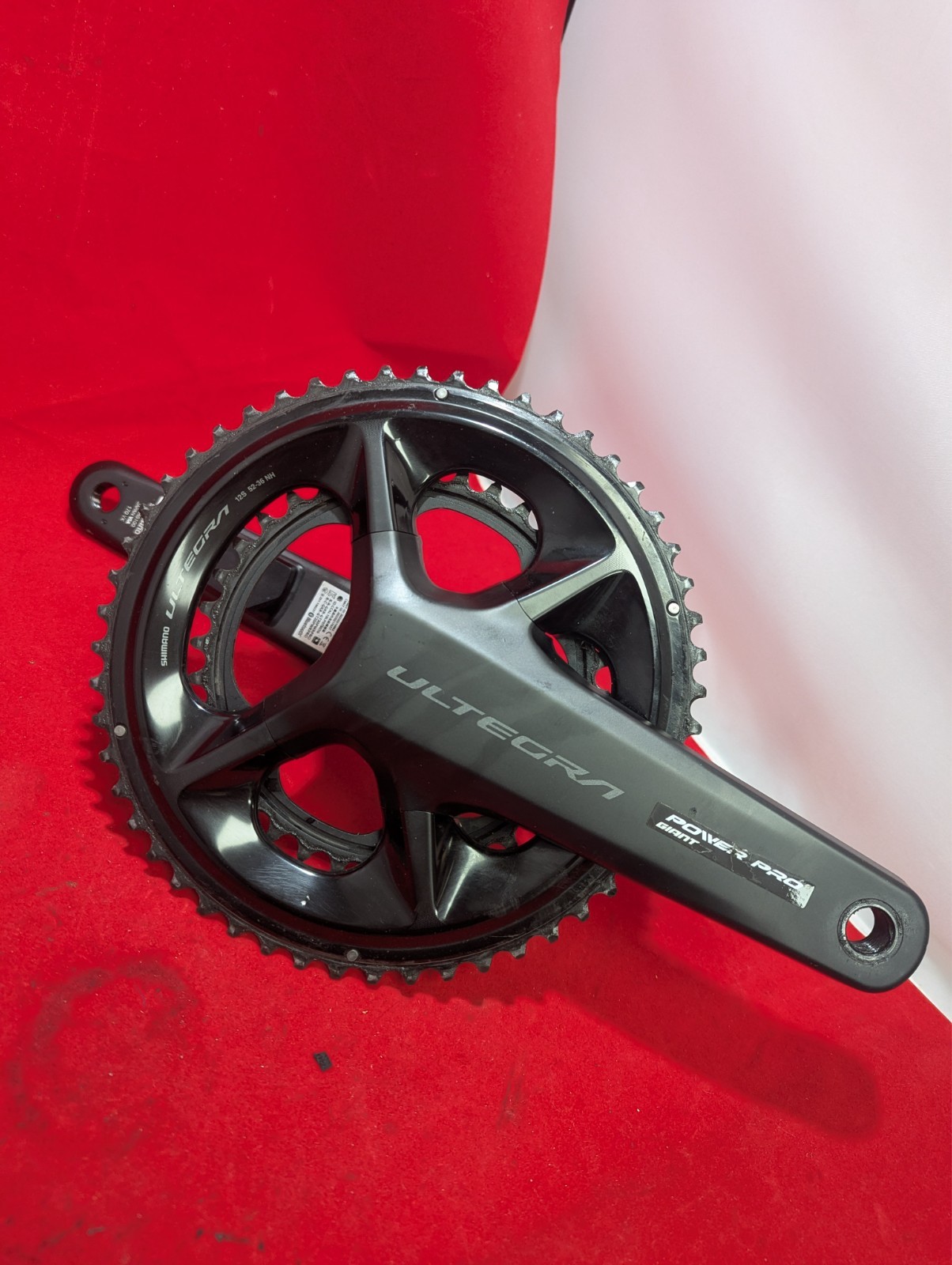 Shimano Ultegra FC-R8100 Giant PM 170mm 52/36t 12-Speed Power Meter Crankset