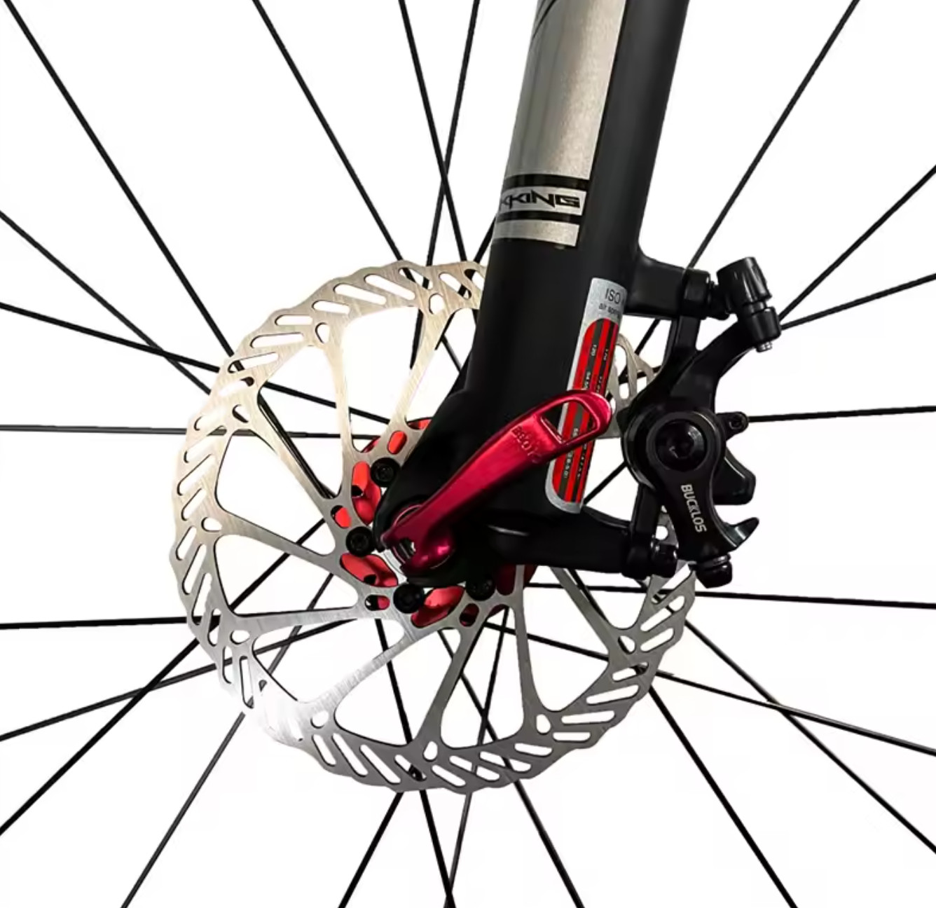 BUCKLOS Bicycle Disc Brake Caliper 160mm Front/Rear Line Pulling Disc Brake