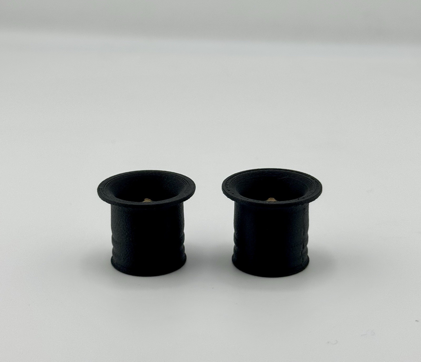 Skull Road Bike Bar Plugs – PETG Carbon Fiber Infused – Black, Tan, or Red – Set