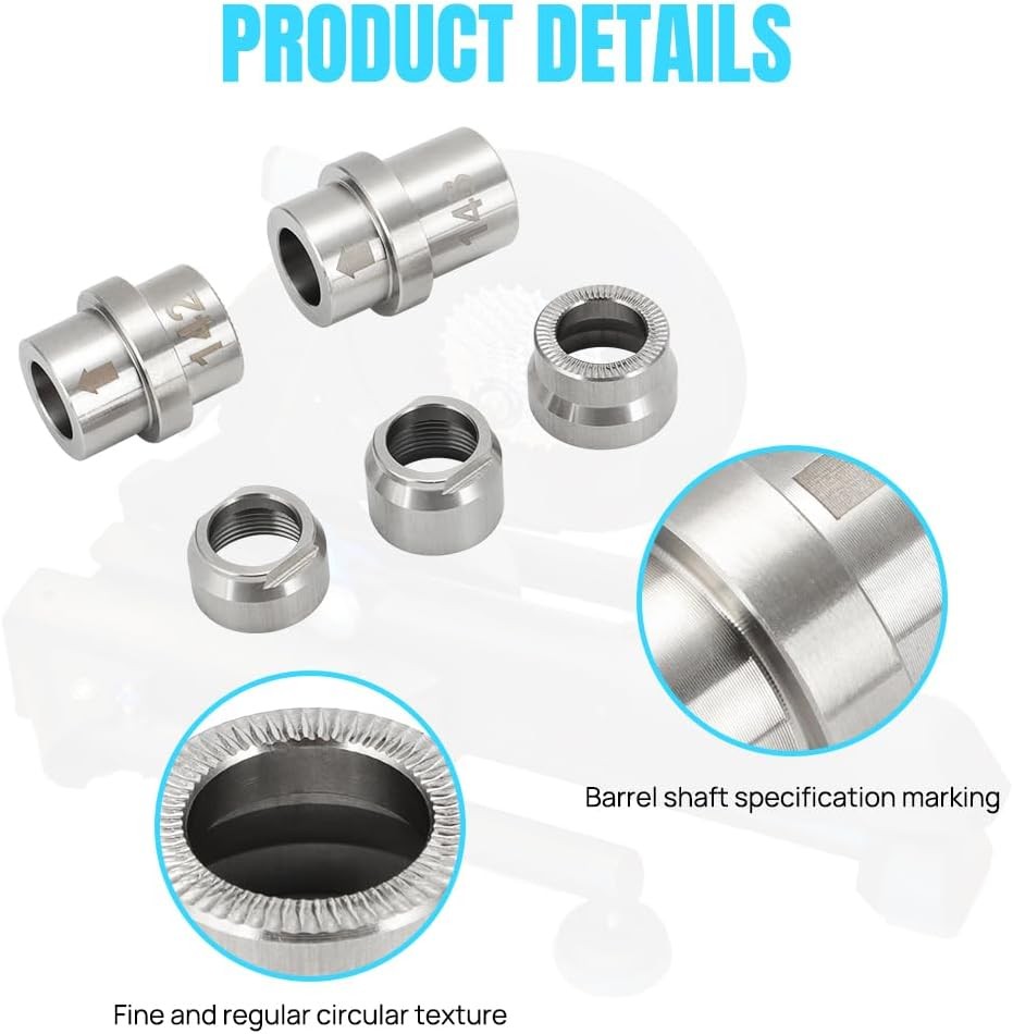 Thru Axle Adapter Kit For Wahoo KICKR CORE KICKR V4(2018) & NEW Stainless Steel