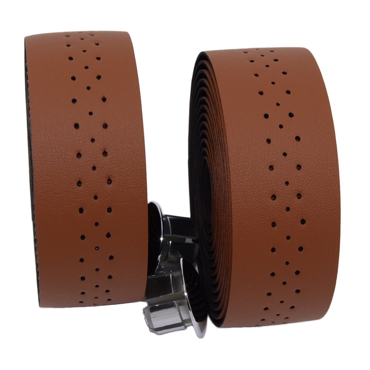 Carbon Fiber Road Bike Handlebar Tape PU Leather Wrap 2PCS Bike Grip Wrap Set
