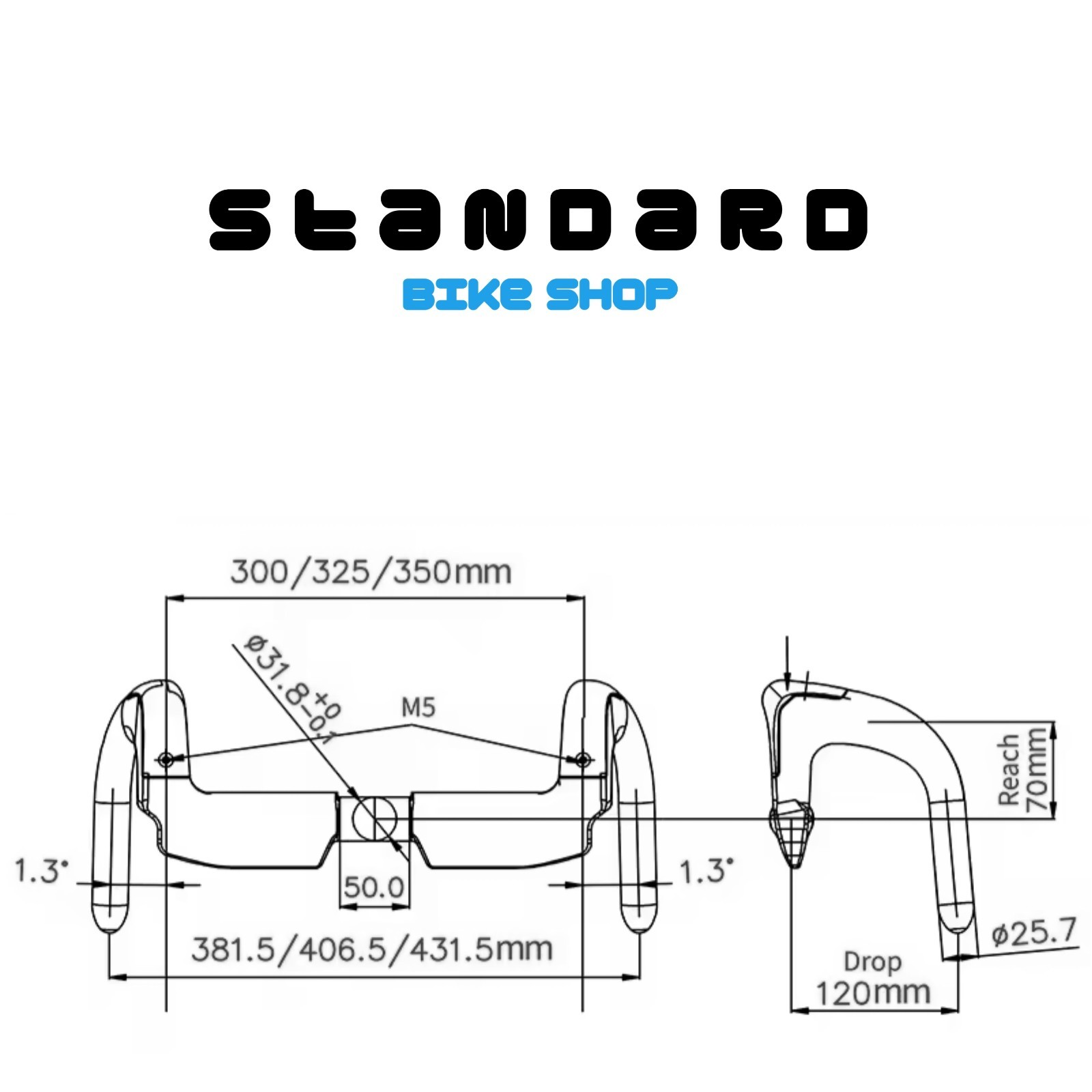 Modular Carbon Track Bike Handlebar