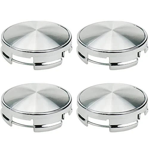 Wheel Center Caps,62mm Rim Hub Center Covers Outer 62MM,Inner 63MM Silver
