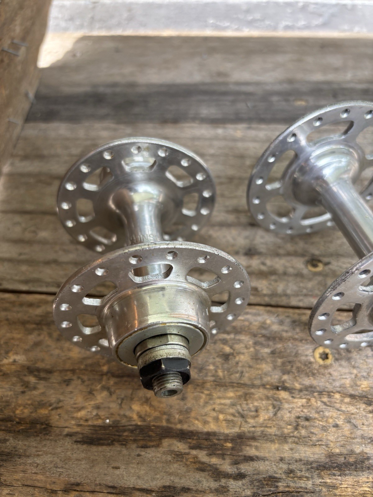 NOS SUNSHINE 36 Hole Road Bike Hubs, Front And Rear 100/126mm – Old School QR