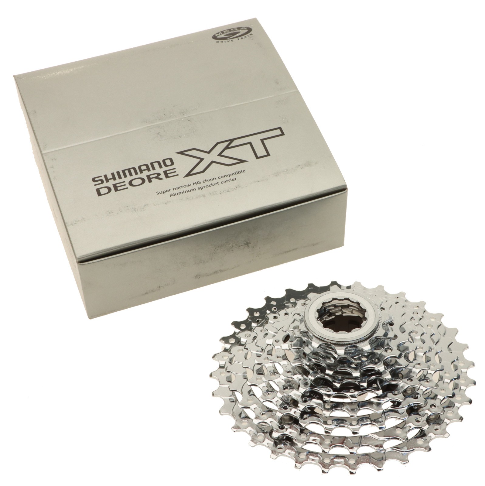 Shimano Deore XT CS-M750 AQ Cassette 11-32T 9 Speed NOS New