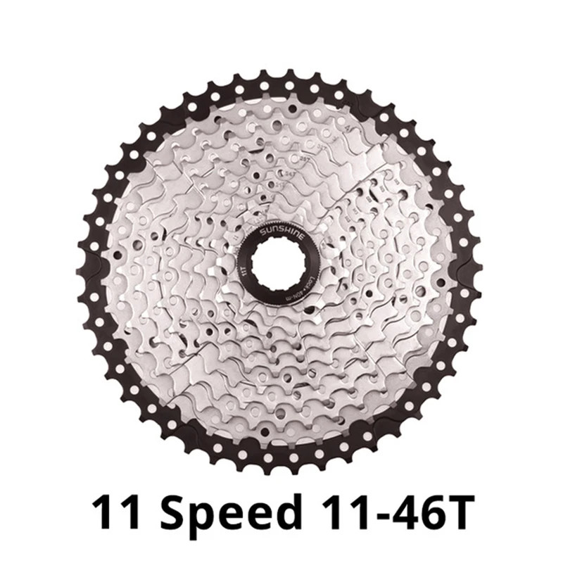 SUNSHINE 10 Speed Cassette 10S 11S 12S MTB Bike Road Bicycle Freewheel 10V 11V 1