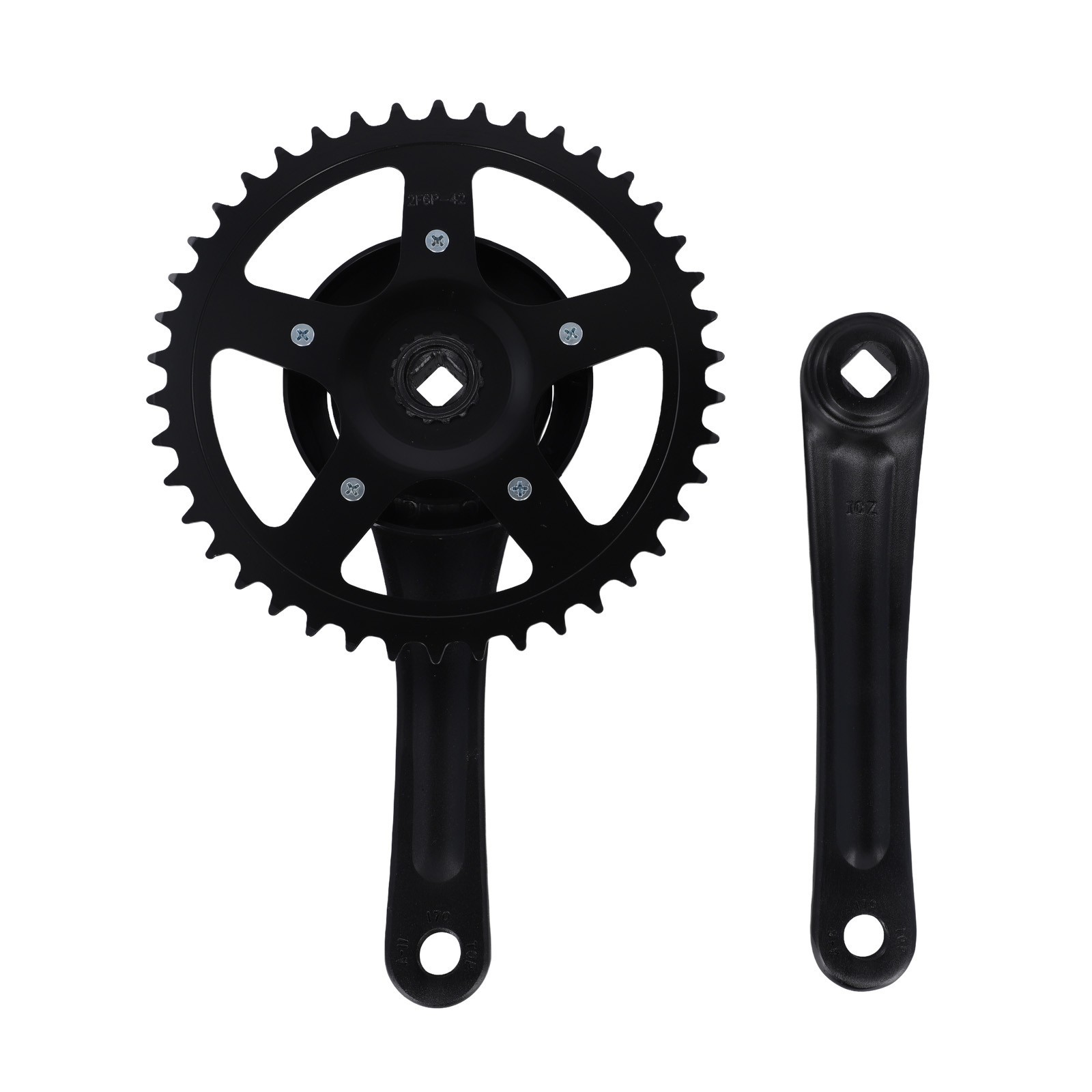 Premium For Fixie Bike Chainset 42T 170mm Crankset for Electric and MTB Bikes