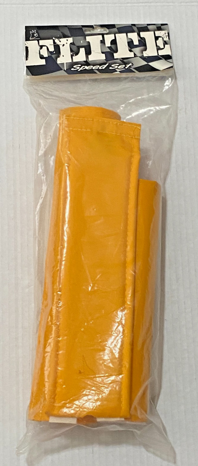 Flite Bright Yellow BMX Pad Set – New