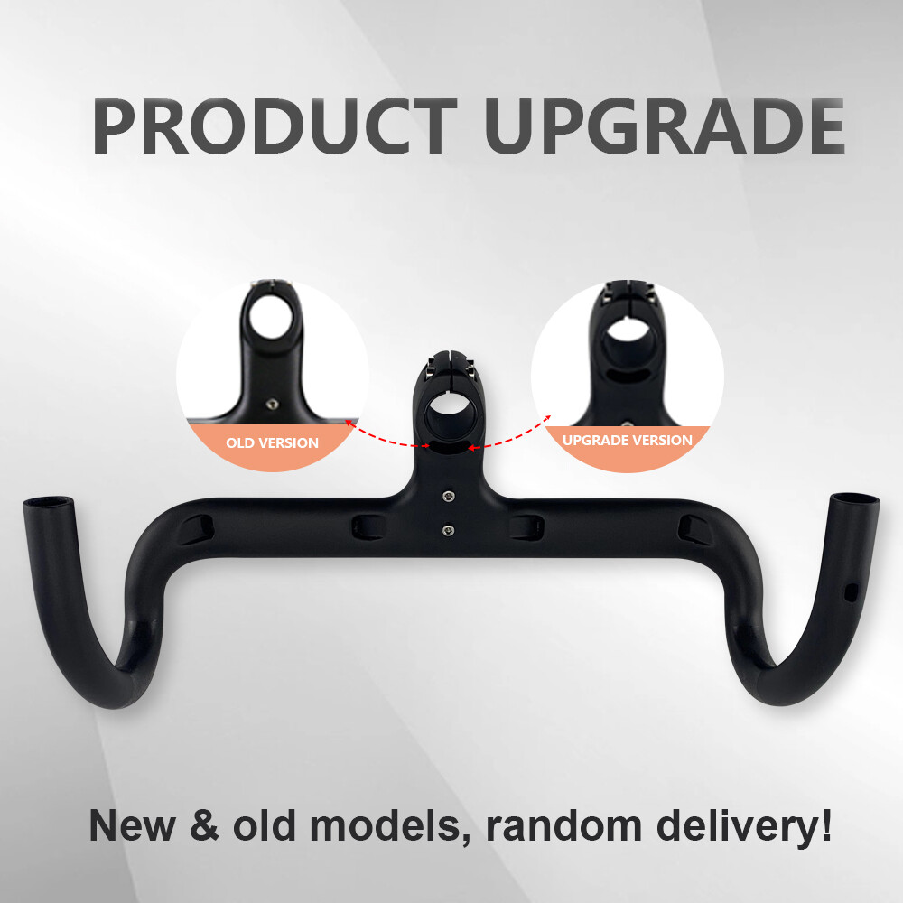 Road Bicycle Integrated Handlebar Stem OD2 31.8/28.6 Carbon Drop Bar 400 420 440
