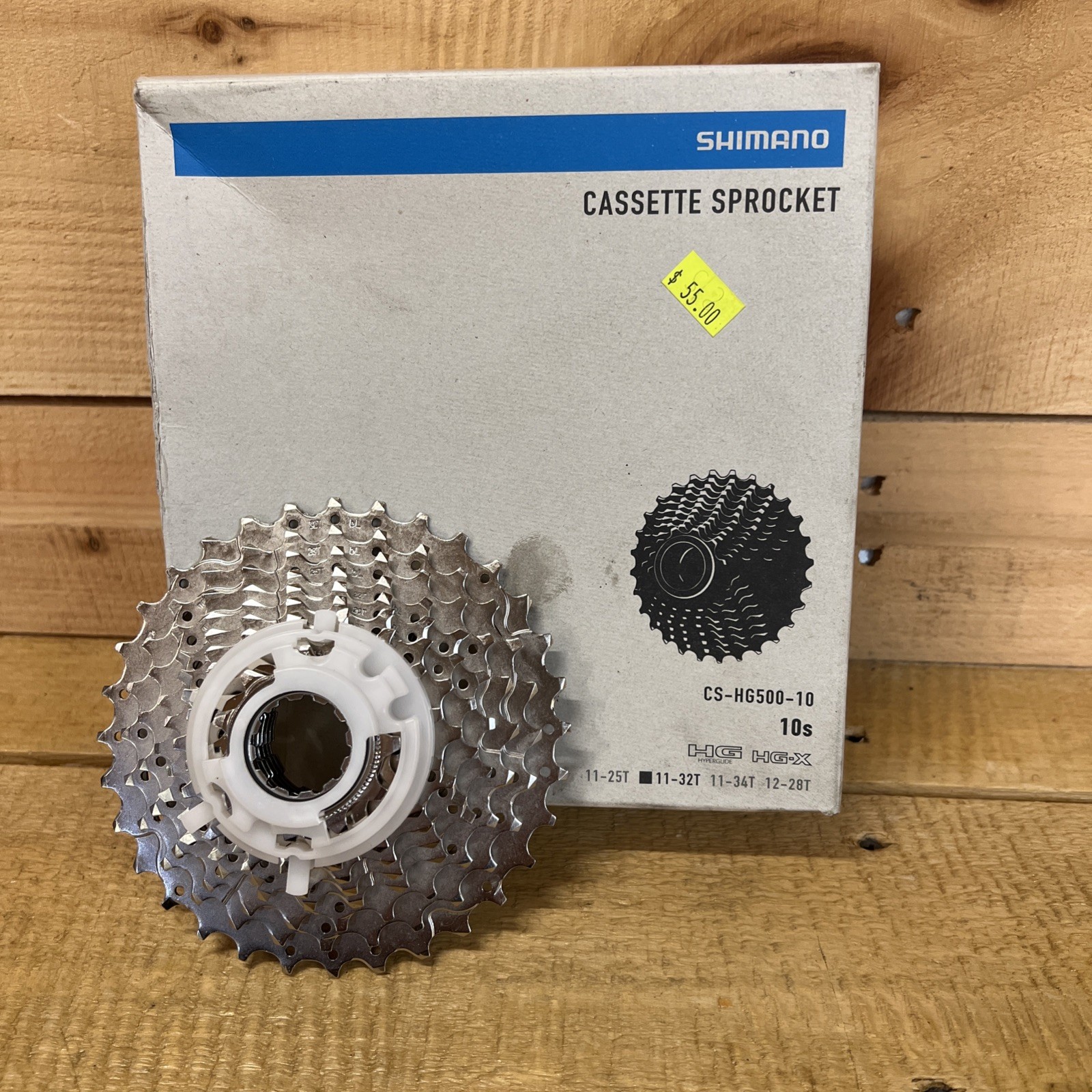 Shimano CS-HG500 Bicycle Cassette 10 Speed 11-32t Silver: NO PACKAGE