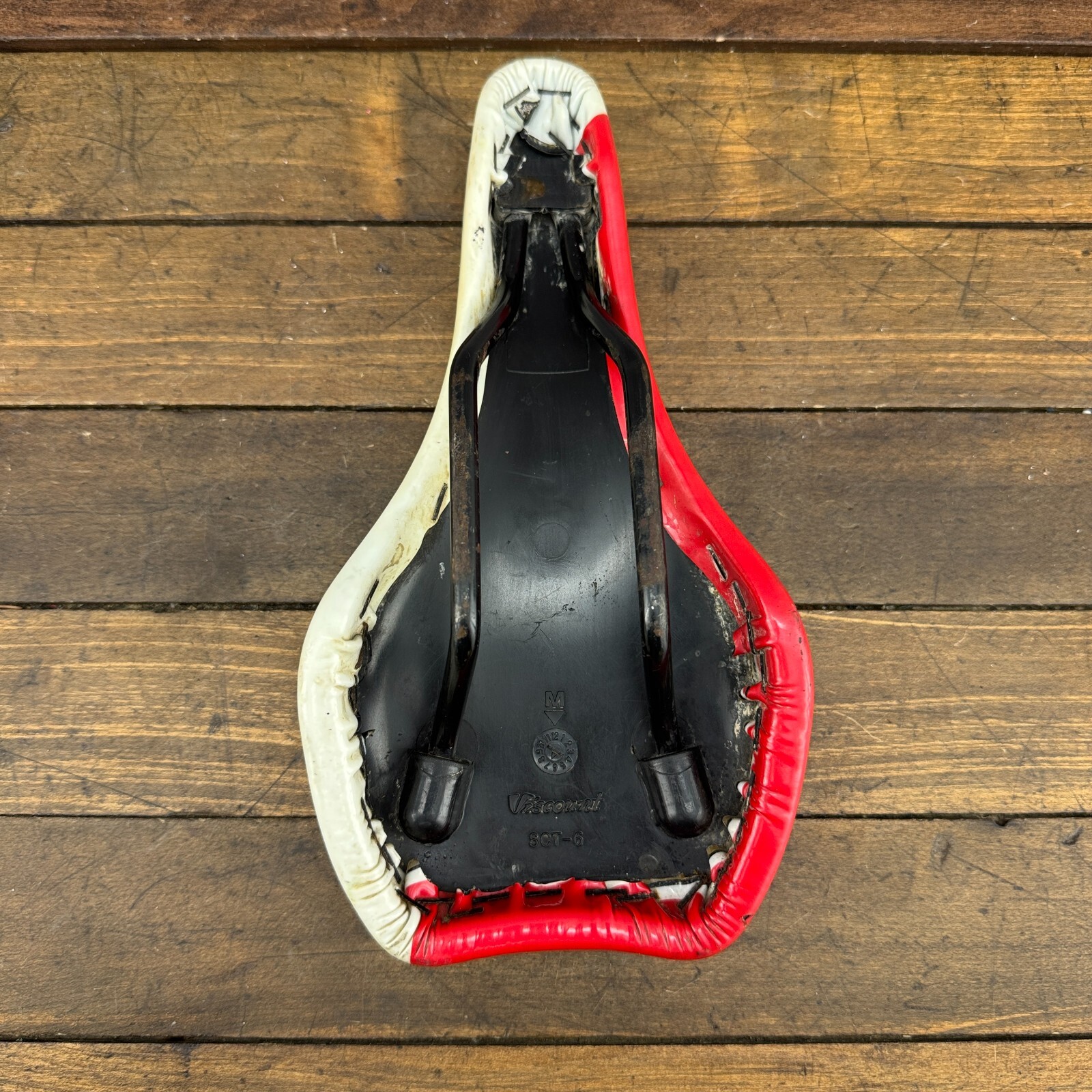 Scott Seat Small Kids Youth Padded BMX Padded SCT-6 Viscount M OG Red White