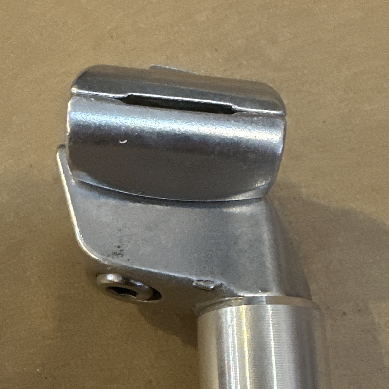 Bike Bicycle Alloy Seat Post 25.4mm Length 350mm No Logo Silver Offset